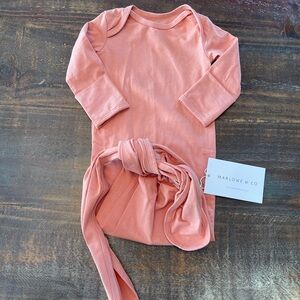 Knotted sleep gown 0-3 months